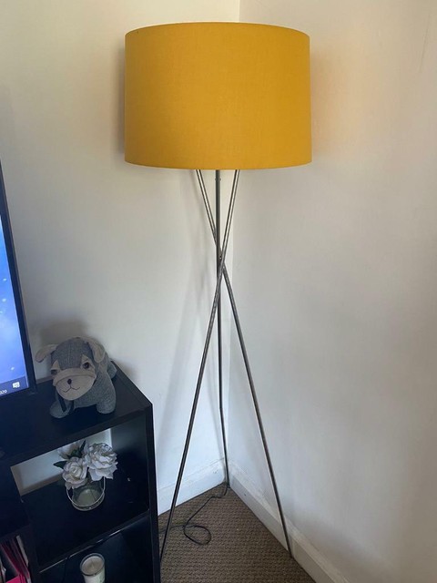 ochre standard lamp